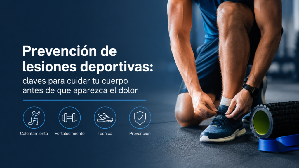 Prevención de lesiones deportivas: claves para cuidar tu cuerpo antes de que aparezca el dolor